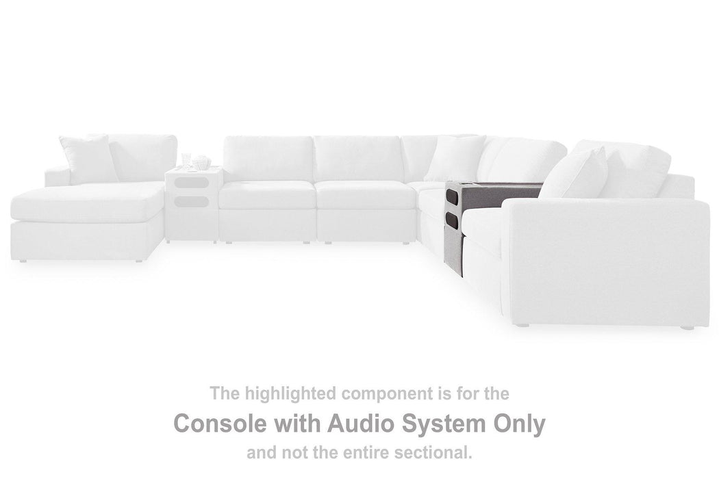 Modmax Balanced Sectional with Audio and Storage Consoles